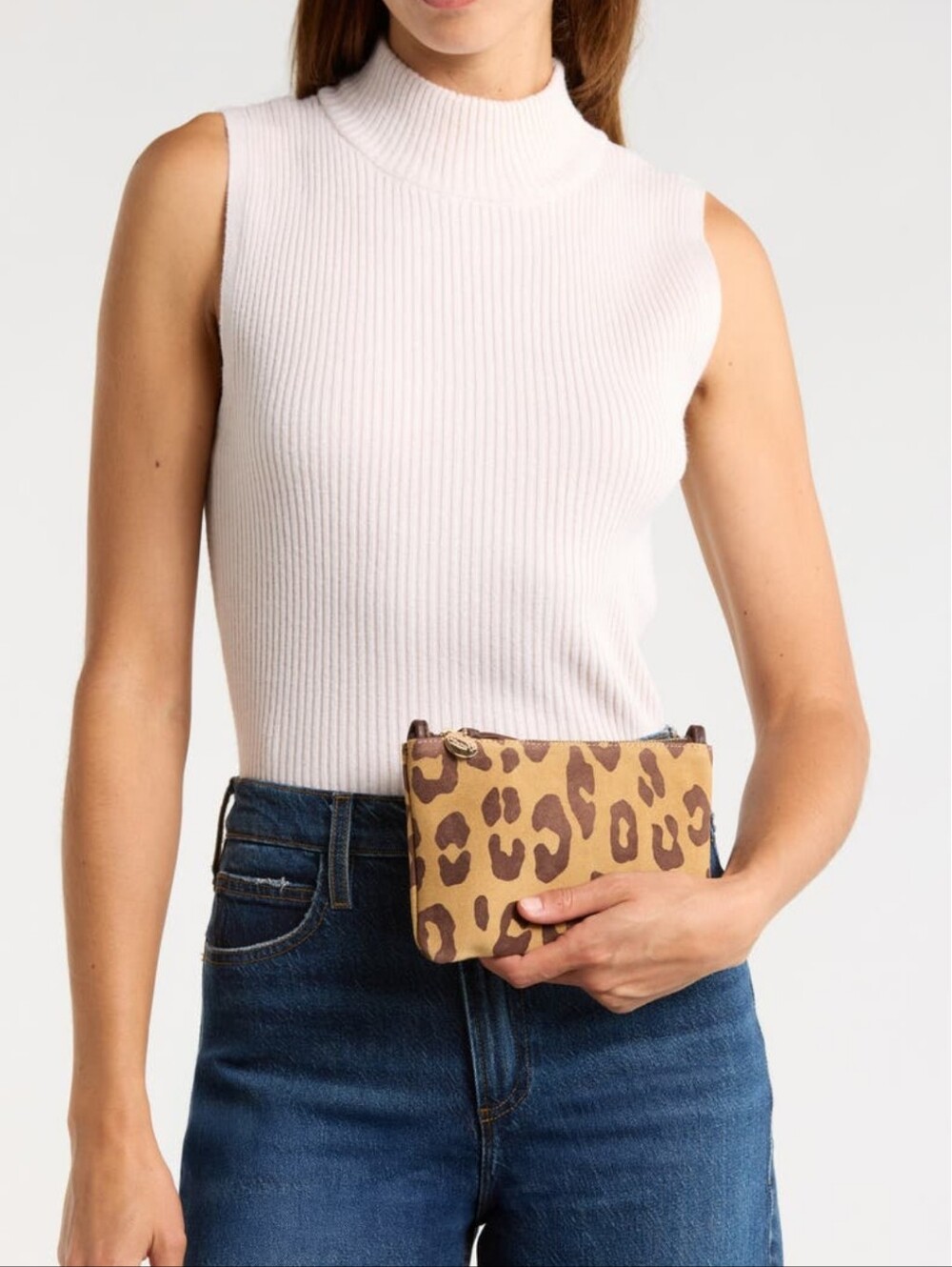 NWT Clare V Pablo Suede Clutch